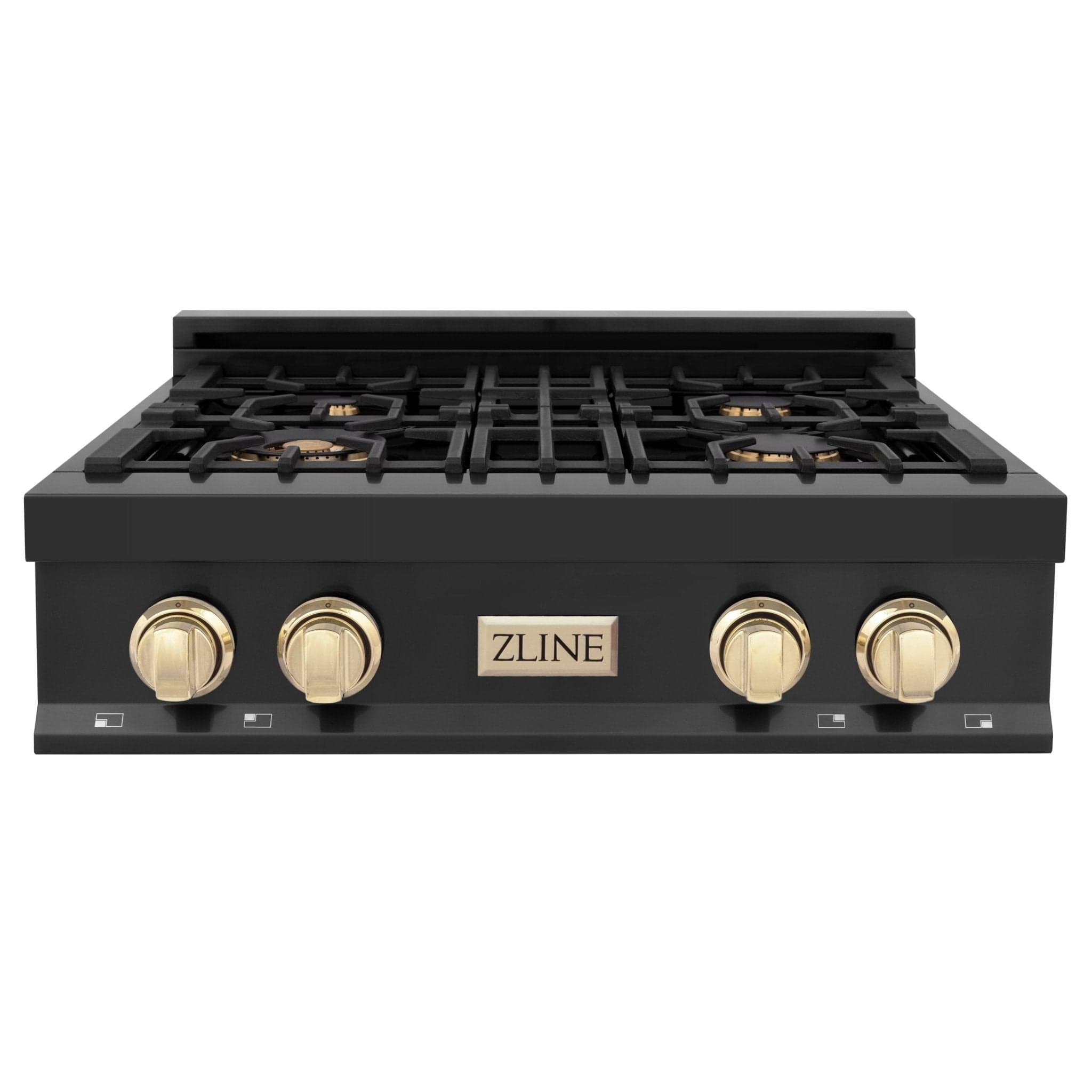 ZLINE 30" Autograph Edition Rangetop, Gold Accents, RTBZ-30-G