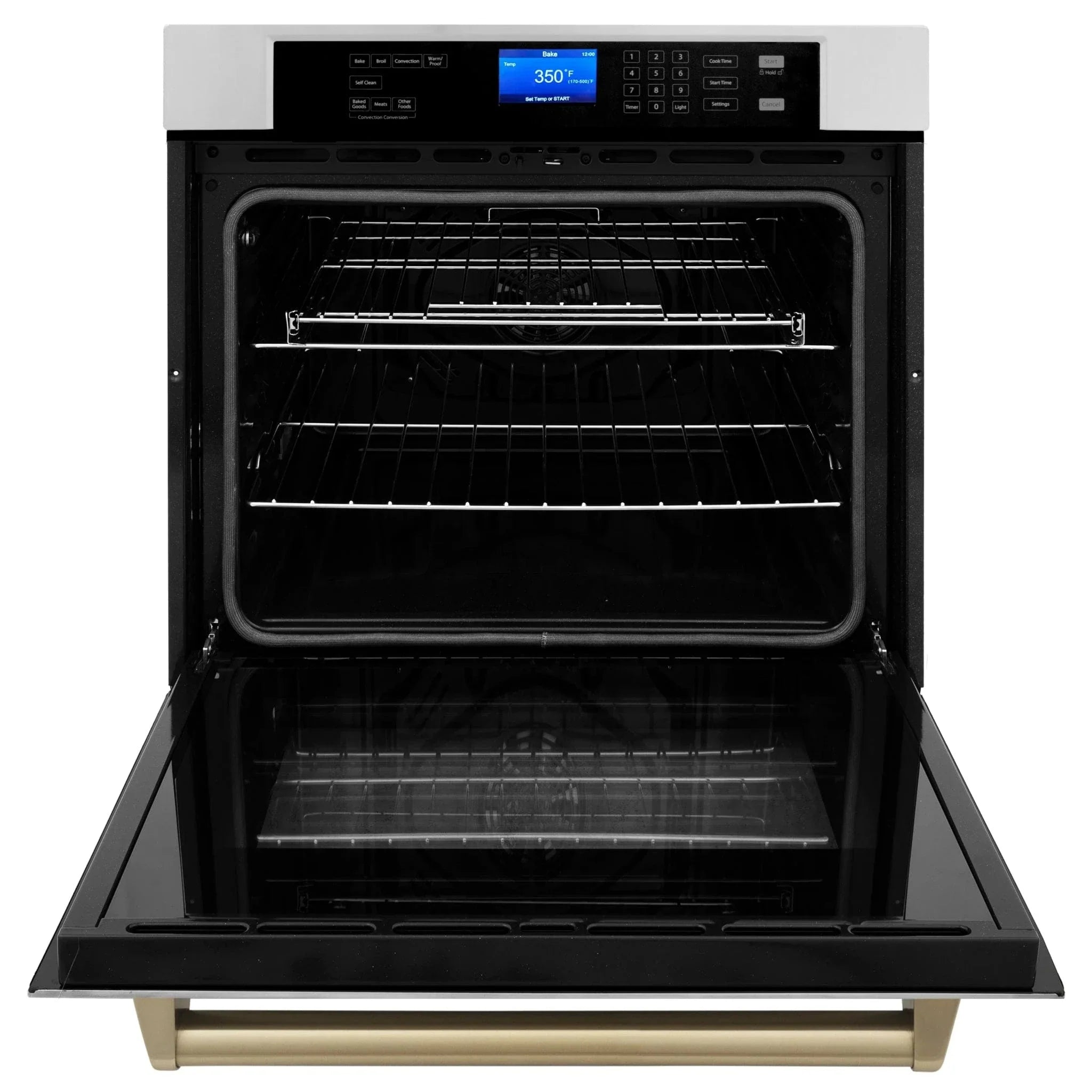 ZLINE 30" Autograph Edition Single Wall Oven with Self Clean and True Convection in Stainless Steel AWSZ-30-CB