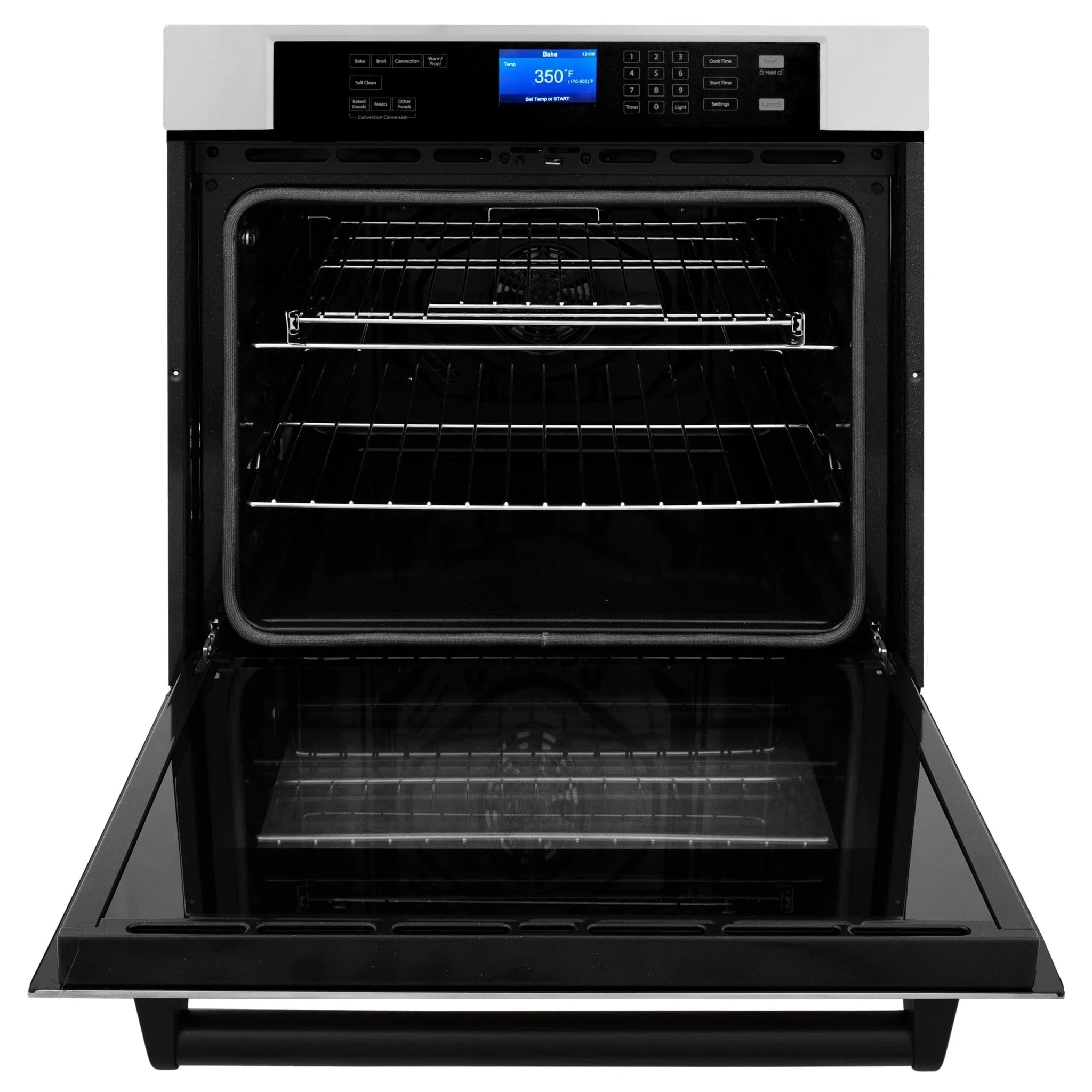 ZLINE 30" Autograph Edition Single Wall Oven with Self Clean and True Convection in Stainless Steel AWSZ-30-MB