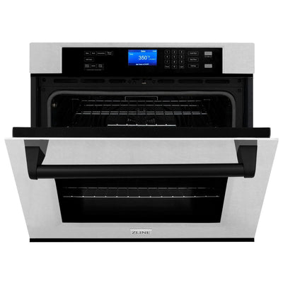 ZLINE 30" Autograph Edition Single Wall Oven with Self Clean and True Convection Stainless Steel AWSSZ-30-MB