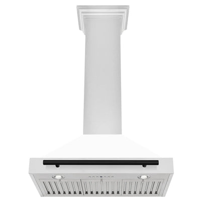 ZLINE 30" Autograph Stainless Wall Range Hood KB4STZ-WM30-MB