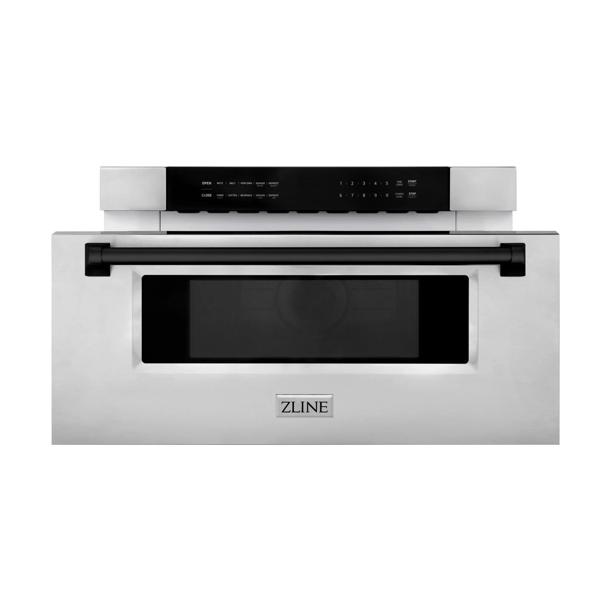 ZLINE 30" Microwave Drawer, Stainless Steel, Black MWDZ-30-MB