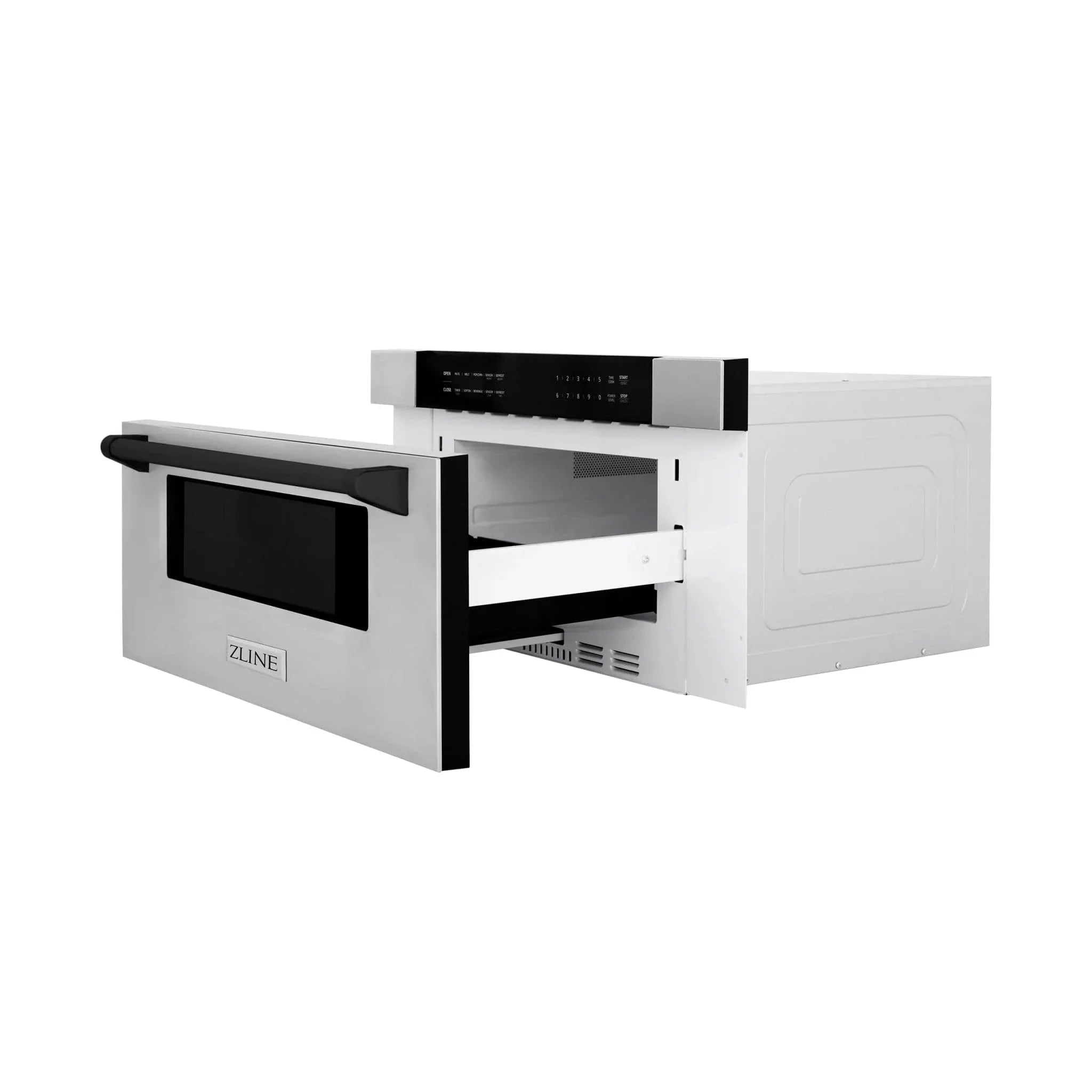 ZLINE 30" Microwave Drawer, Stainless Steel, Black MWDZ-30-MB