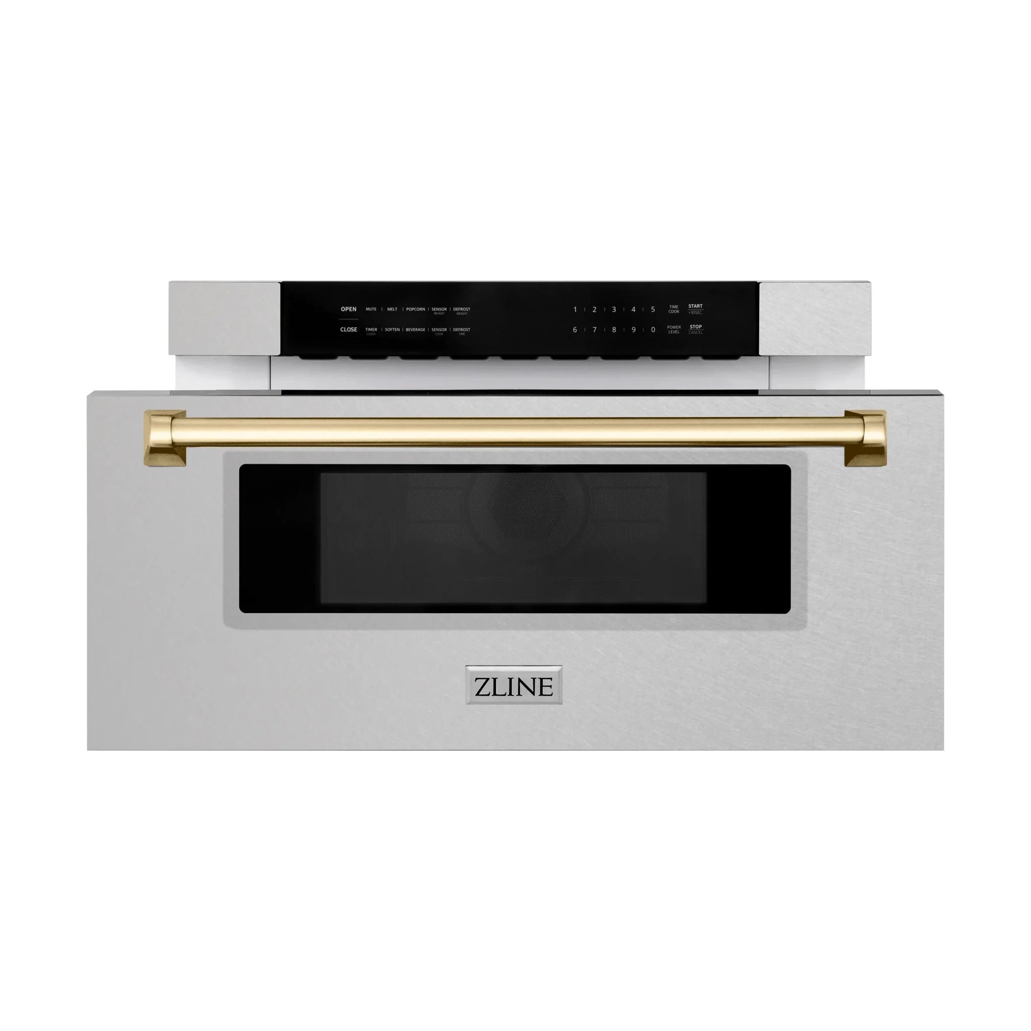 ZLINE 30" Microwave Drawer, Stainless Steel, Gold MWDZ-30-SS-G