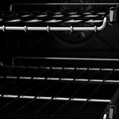 ZLINE 36" Autograph Dual Fuel Range, Black Stainless, RABZ-36-CB