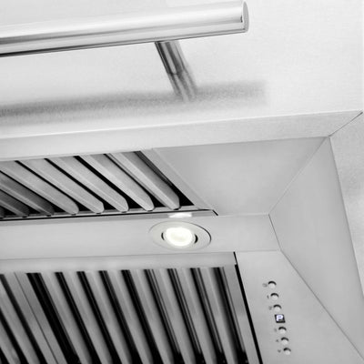 ZLINE 36" Autograph DuraSnow Stainless Steel Wall Range Hood 8654SNX-36