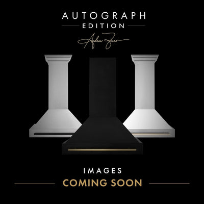 ZLINE 36" Autograph Edition DuraSnow Wall Range Hood 8654SNZ-36-MB
