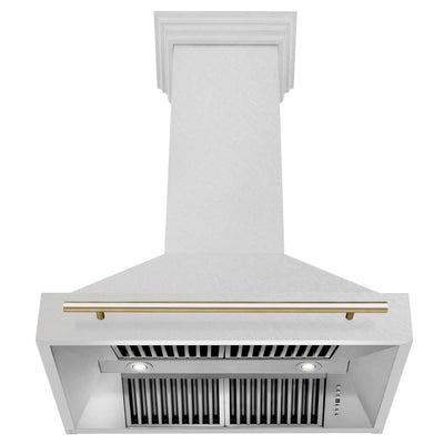ZLINE 36" Autograph Edition Fingerprint Resistant Stainless Steel Range Hood 8654SNZ-36-G