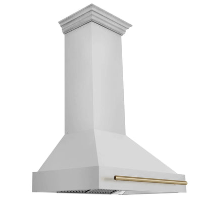 ZLINE 36" Autograph Stainless Wall Range Hood, 8654STZ-36-G