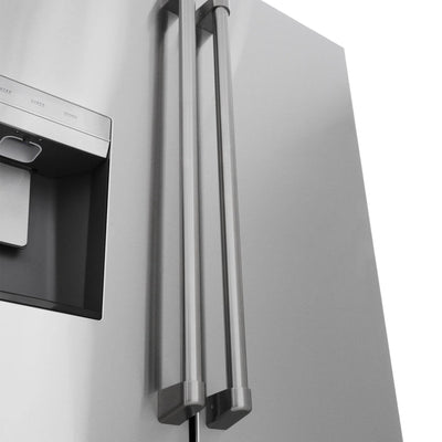 ZLINE 36" Refrigerator, Water, Ice Dispenser, Fingerprint Resistant, RSM-W-36