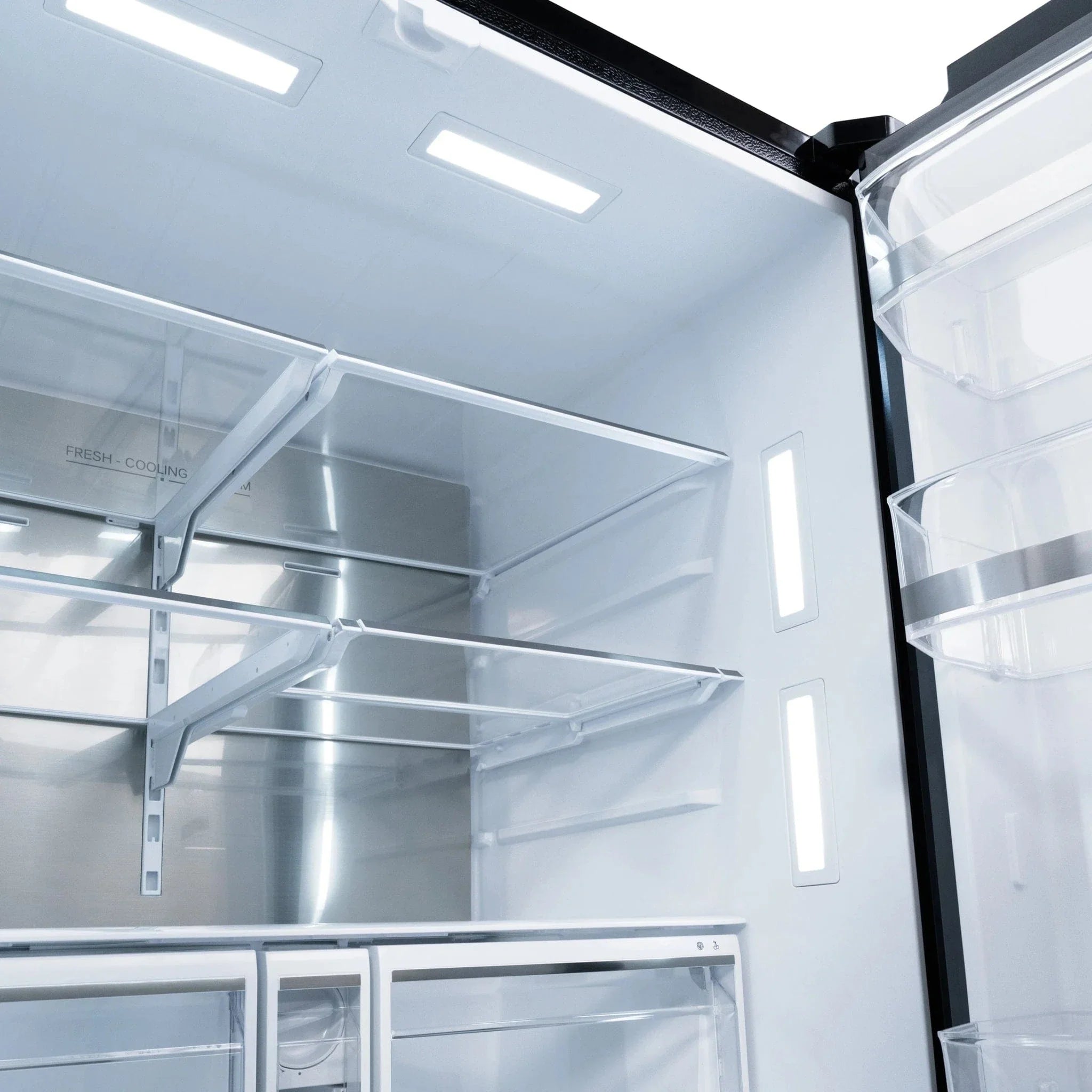 ZLINE 36" Refrigerator, Water, Ice Dispenser, Fingerprint Resistant, RSMZ-W-36-BS-G