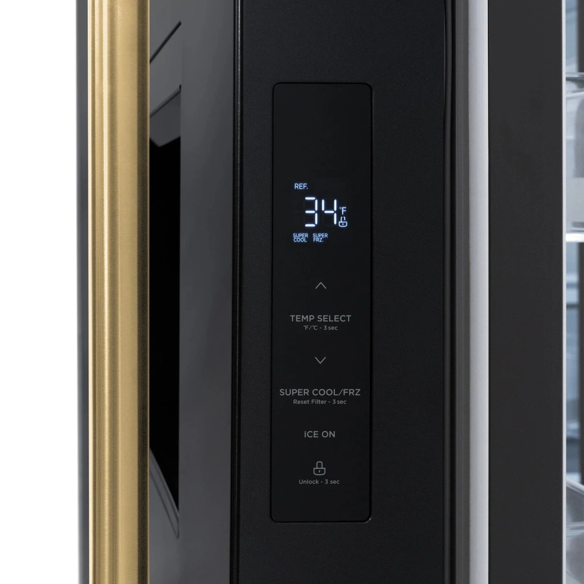 ZLINE 36" Refrigerator, Water, Ice Dispenser, Fingerprint Resistant, RSMZ-W-36-BS-G