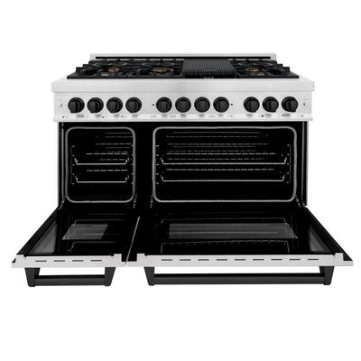 ZLINE 48" Autograph Dual Fuel Range, RASZ-SN-48-MB