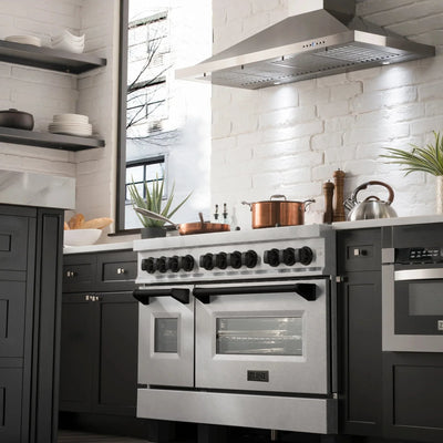ZLINE 48" Autograph Dual Fuel Range, RASZ-SN-48-MB