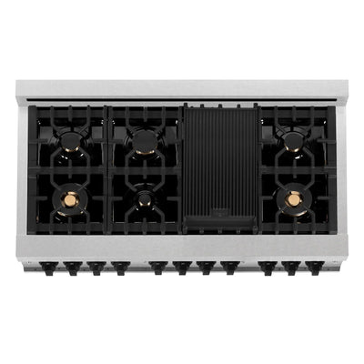 ZLINE 48" Autograph Dual Fuel Range, RASZ-SN-48-MB