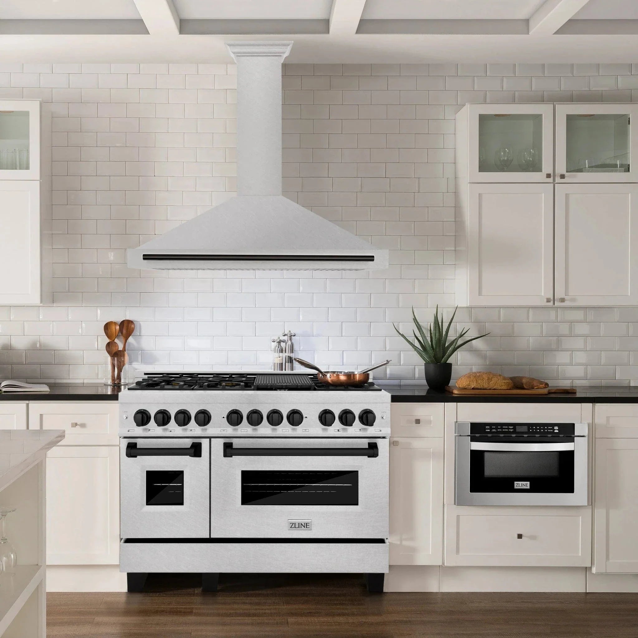 ZLINE 48" Autograph Stainless Wall Range Hood KB4SNZ-48-MB