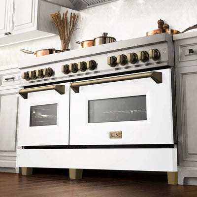 ZLINE 60" Autograph Edition, 7.4 cu. ft. Dual Fuel Range, RAZ-WM-60-CB