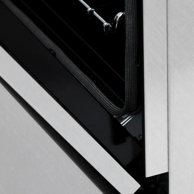 ZLINE 60" Autograph Edition Dual Fuel Range, DuraSnow, RASZ-SN-60-MB