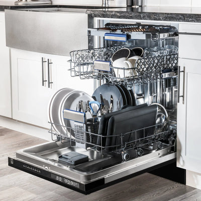 ZLINE Autograph 18" Dishwasher Black Stainless, Bronze, DWVZ-BS-18-CB