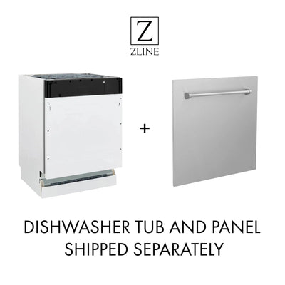 ZLINE Autograph 18" DuraSnow Dishwasher, Bronze Handle DWVZ-SN-18-CB