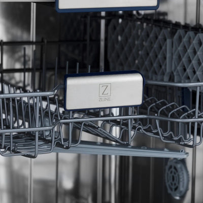 ZLINE Autograph 24" Dishwasher Black Stainless, DWVZ-BS-24-CB