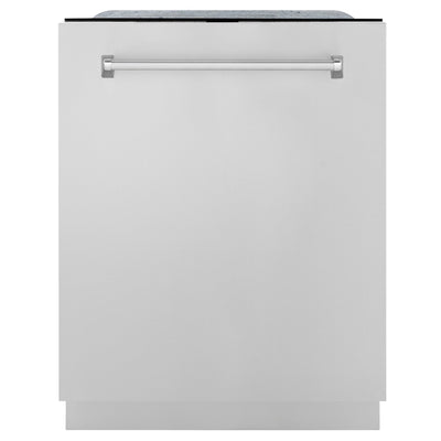 ZLINE Autograph 24" Stainless, Door & Handle Dishwasher, DWMT-304-24
