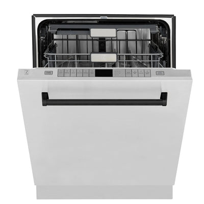 ZLINE Autograph Edition 24" Tall Tub Dishwasher DWMTZ-304-24-MB
