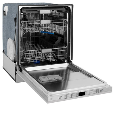 ZLINE Autograph Edition 24" Tall Tub Dishwasher DWMTZ-SN-24-MB