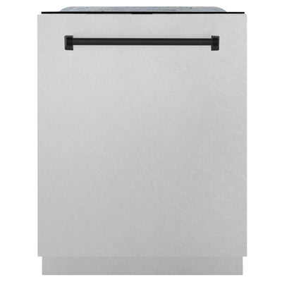 ZLINE Autograph Edition 24" Tall Tub Dishwasher DWMTZ-SN-24-MB