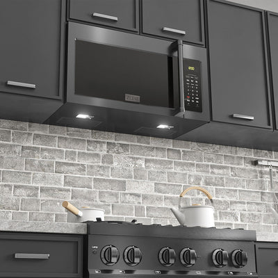 ZLINE Over Range Microwave, Black Stainless MWO-OTR-H-30-BS