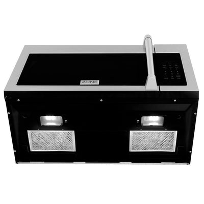 ZLINE Over Range Microwave Oven, Stainless Steel, MWO-OTR-H-30