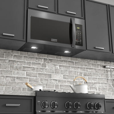ZLINE Over The Range Microwave Oven, Black Stainless, MWO-OTR-30-BS